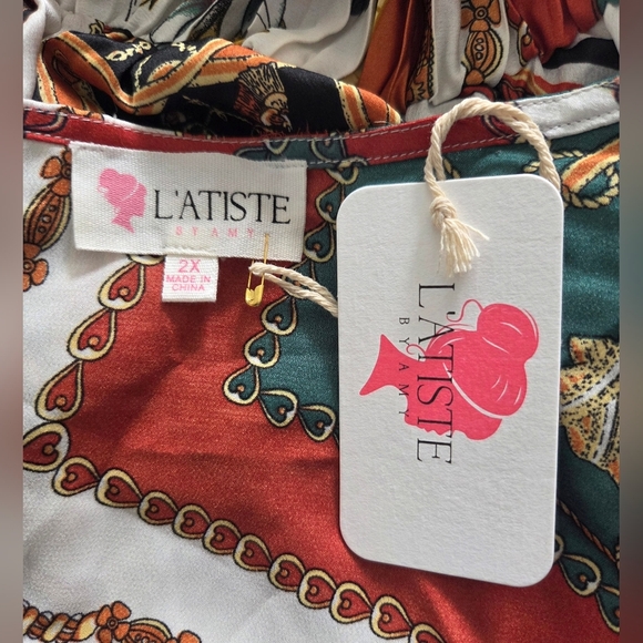 L'ATISTE MAXI PLEATED DRESS. - Picture 5 of 6